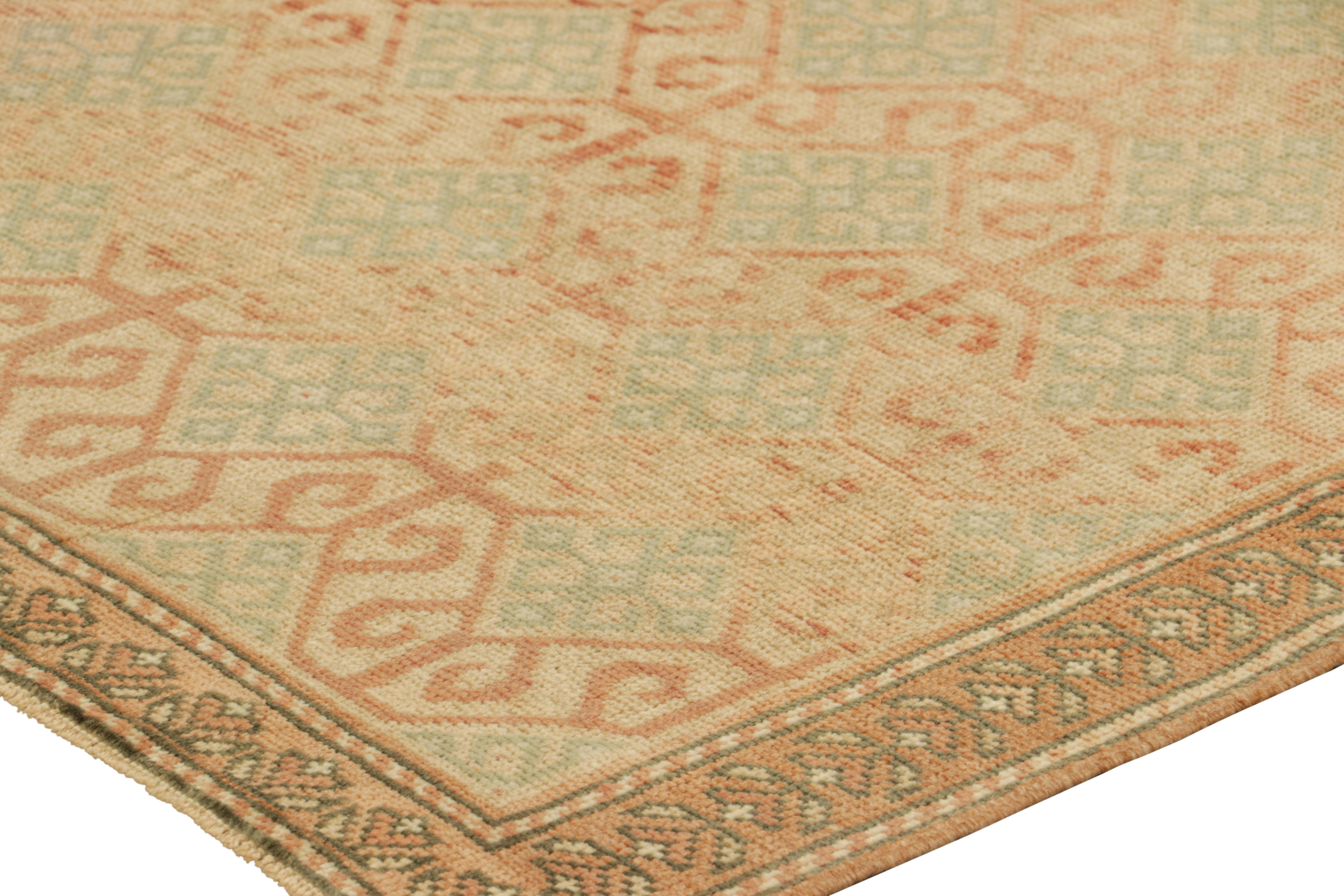 Vintage Zeki Müren Läufer mit polychromen Rautenmustern, von Rug & Kilim (Mitte des 20. Jahrhunderts) im Angebot
