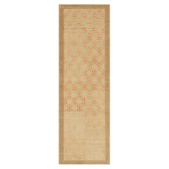 Vintage Zeki Müren Runner Rug with Polychrome Diamond Patterns, from Rug & Kilim