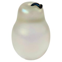 Vintage Zellique Art Glass Pear