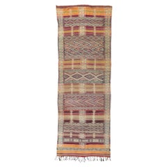 Vintage Zemmour Moroccan Kilim Rug