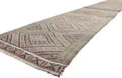 Vintage Zemmour Moroccan Kilim Runner
