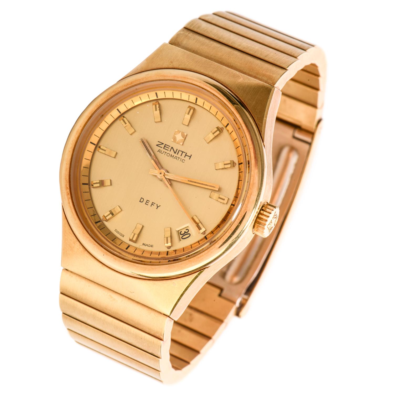 gold zenith watch