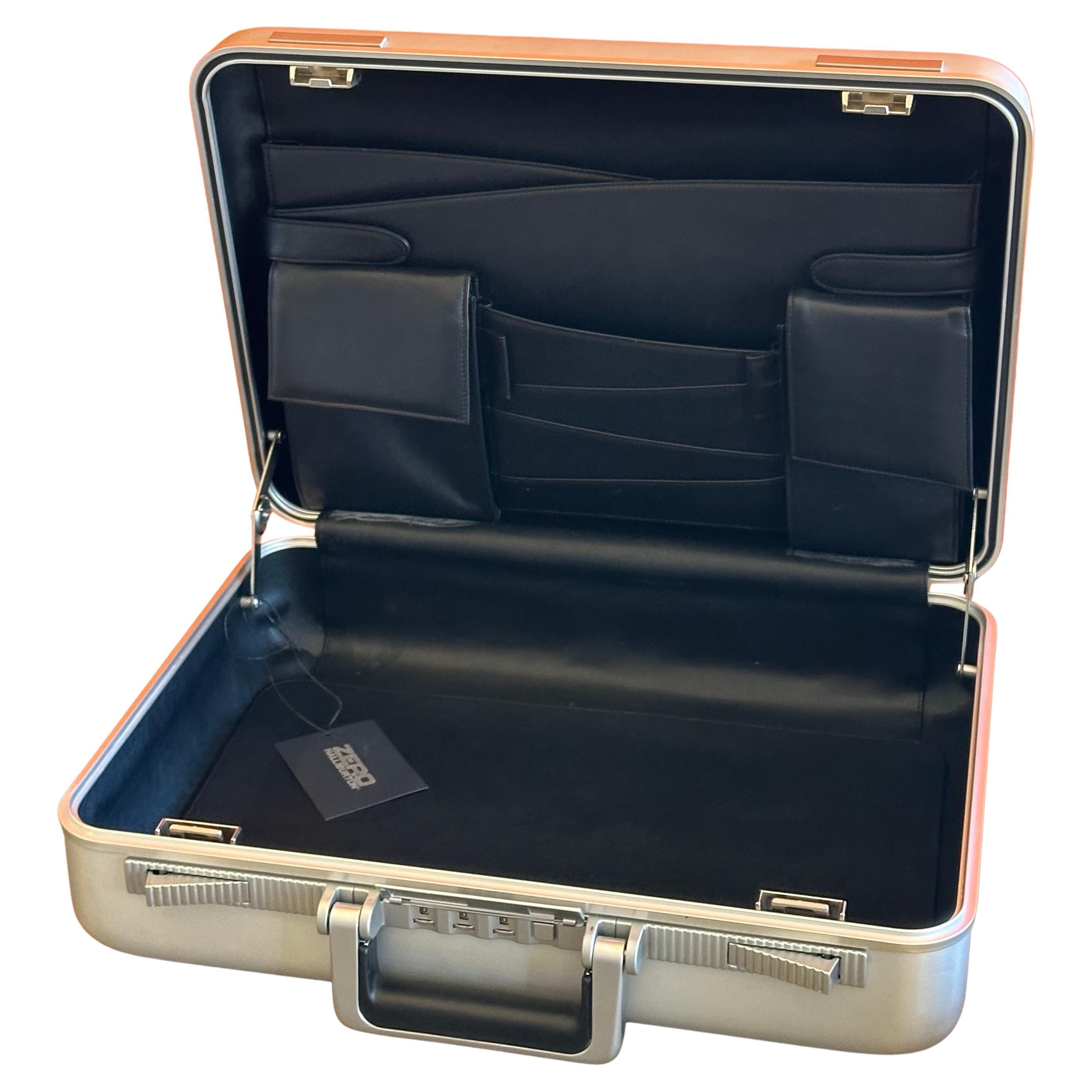 Vintage "Zero" Aluminum Attaché / Briefcase P5-SI by Haliburton - New Old Stock For Sale