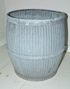 Vintage Zinc Barrel