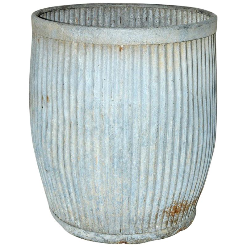 Vintage Zinc Barrel