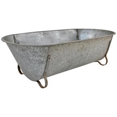 Vintage Zinc Bathtub