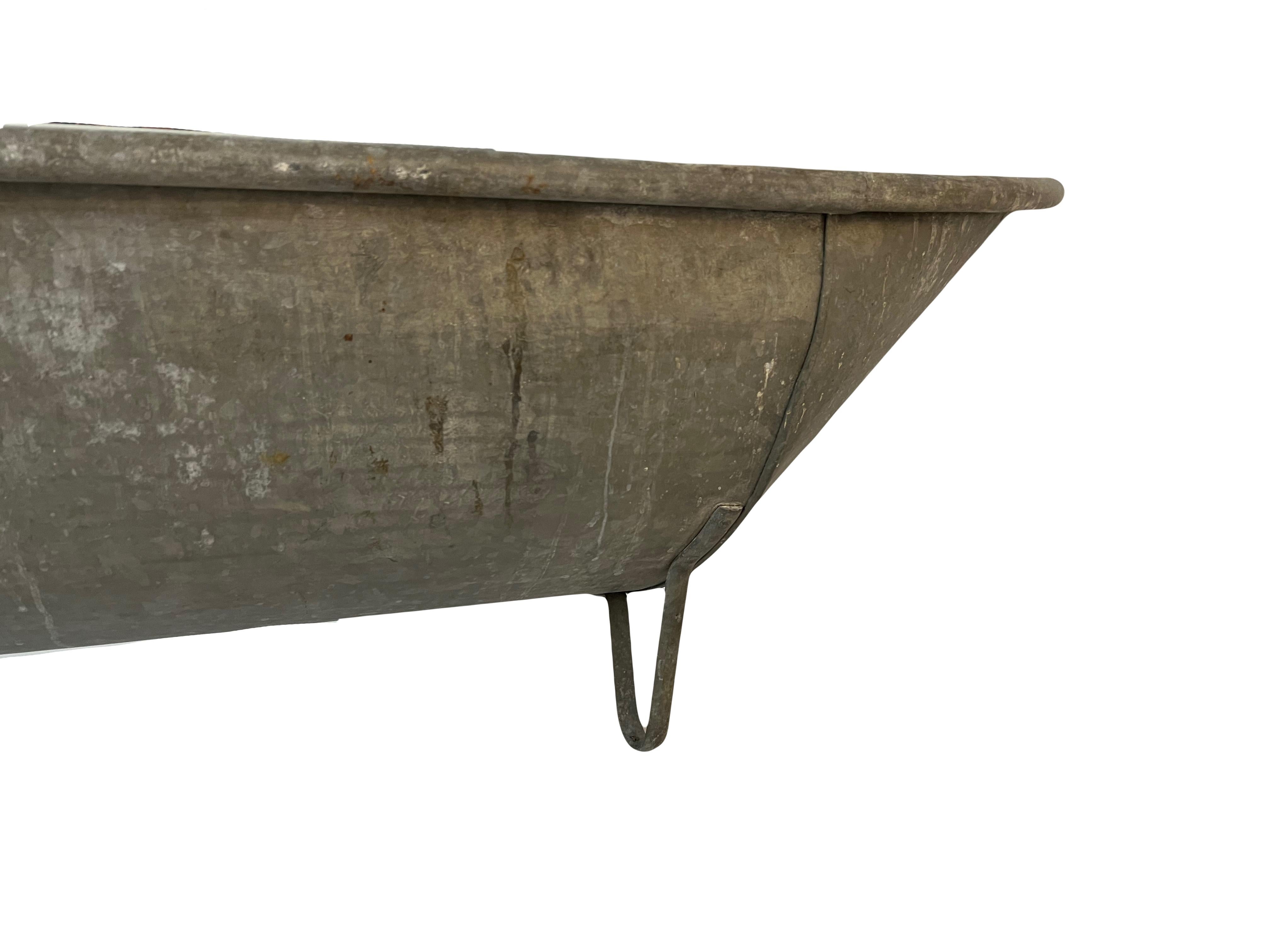 Vintage Zinkbadewanne 