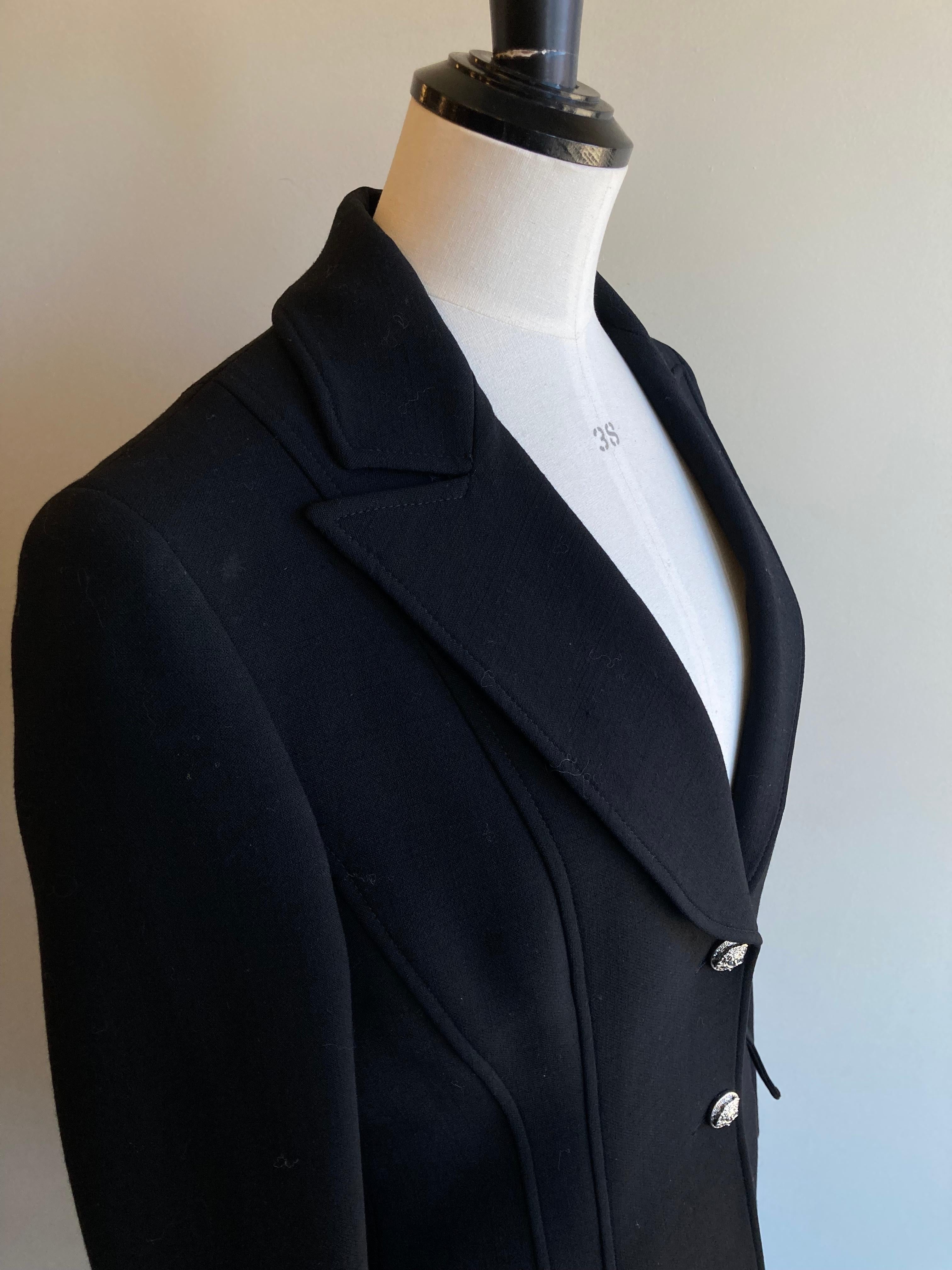 Vintage Zipped Skirt Suit For Sale 1