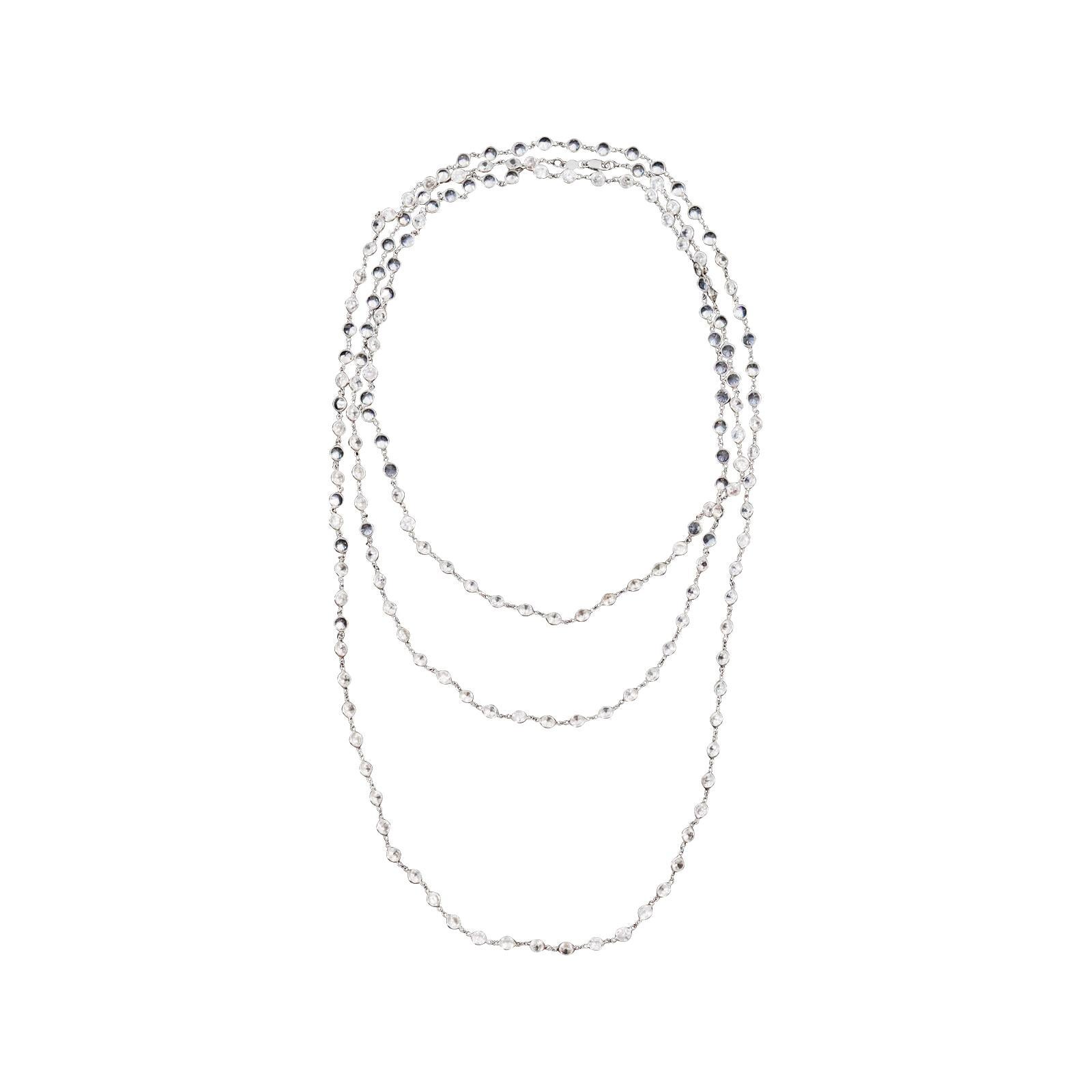 Vintage By the Yard Collana in tonalità argento Circa 2004 in vendita 6