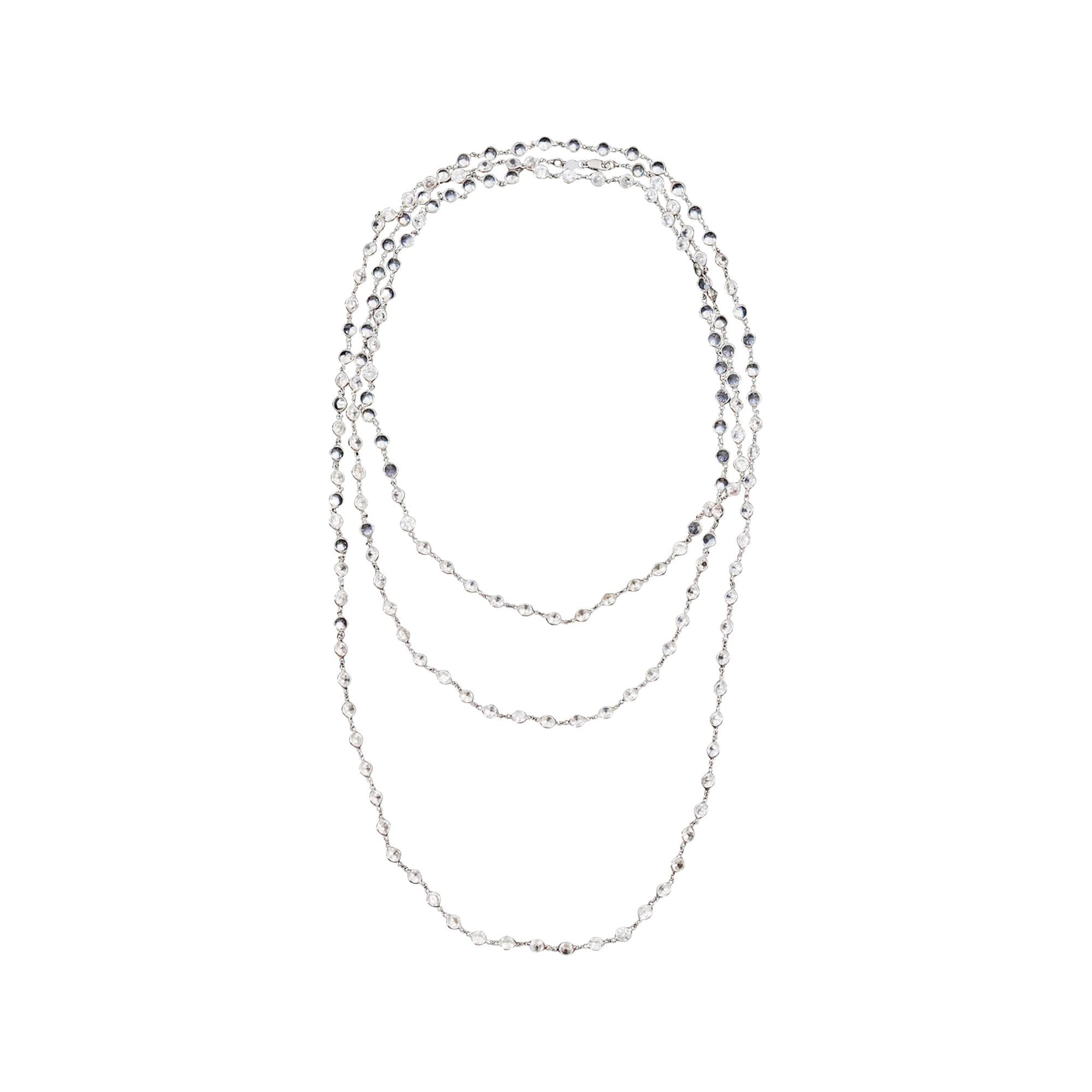 Vintage By the Yard Collana in tonalità argento Circa 2004 in vendita 6