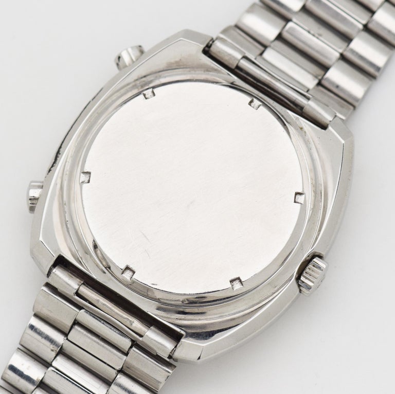 Vintage Zodiac 2Register Chronograph in Stainless Steel, 1970s For