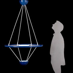 Vintage Zonca Lamp Metal, Italy, 1980s