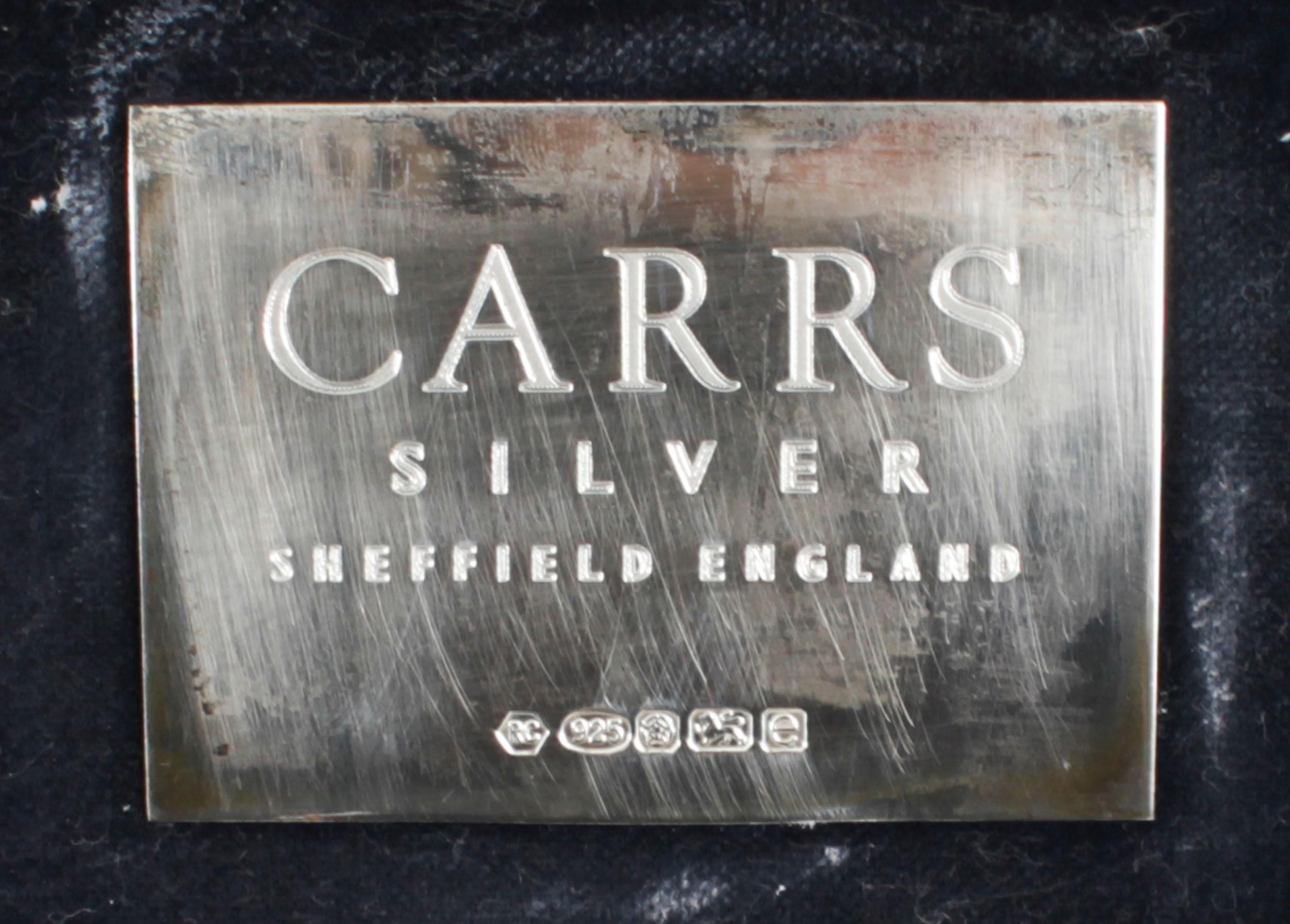 Vintage150 Piece Canteen-12 Place Sterling Silver Cutlery Set by Carrs 2004 In Good Condition For Sale In London, GB
