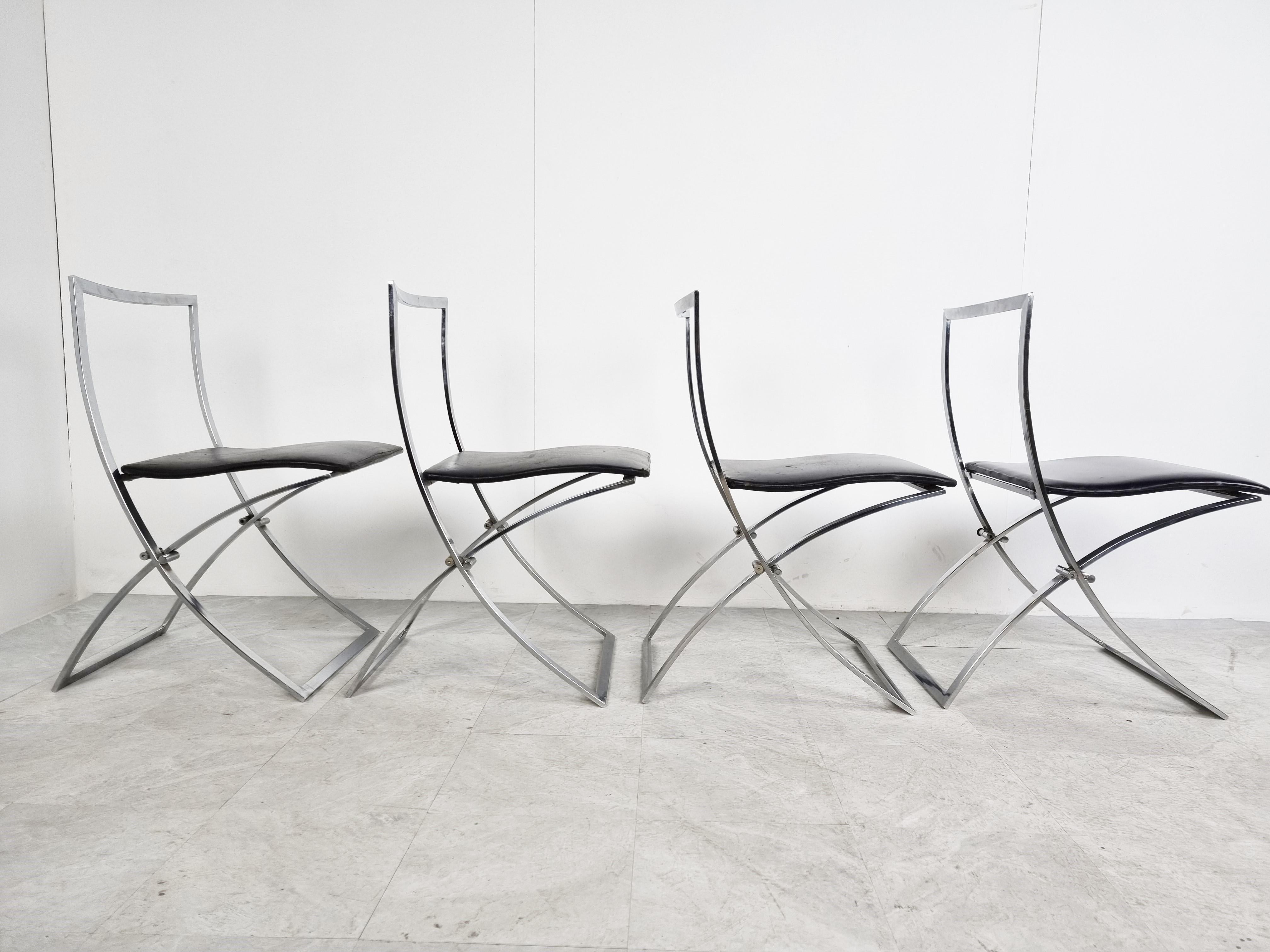 Vintageluisa Dining Chairs by Marcello Cuneo, 1970s 2