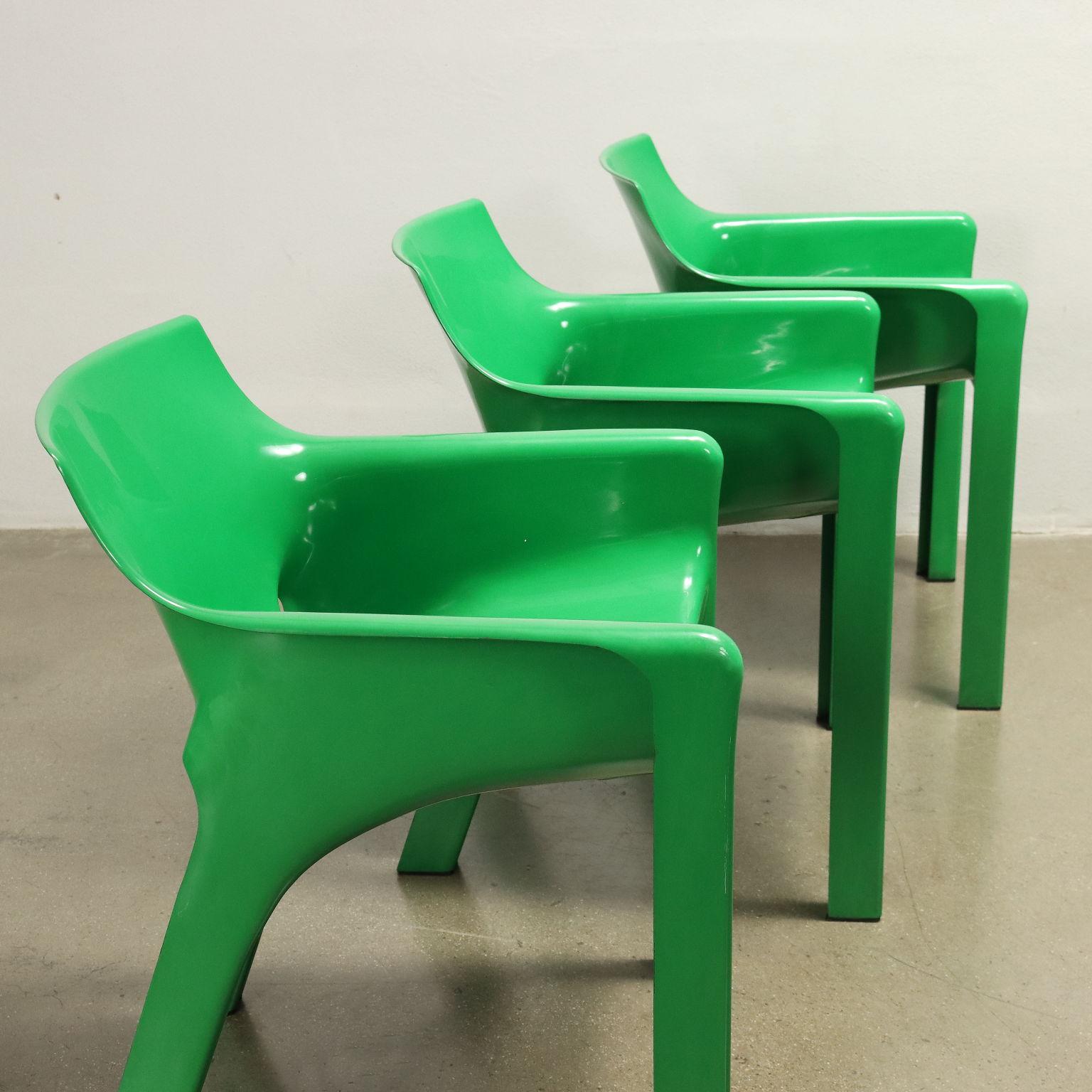 Mid-Century Modern Vintagen Chair Artemide Gaudì ABS, Italy, 1970s