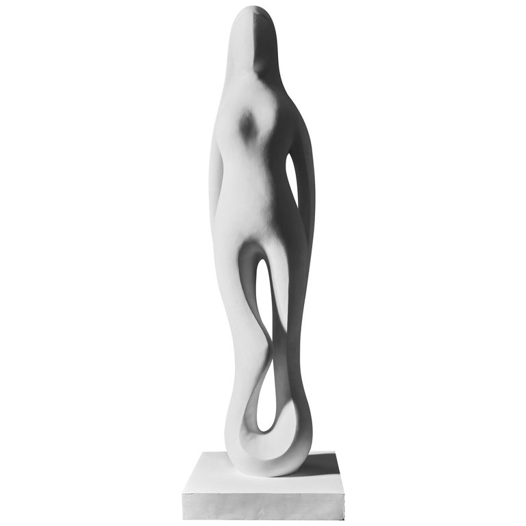 Vintage Fiberglass Sculpture by Milosevic For Sale at 1stDibs