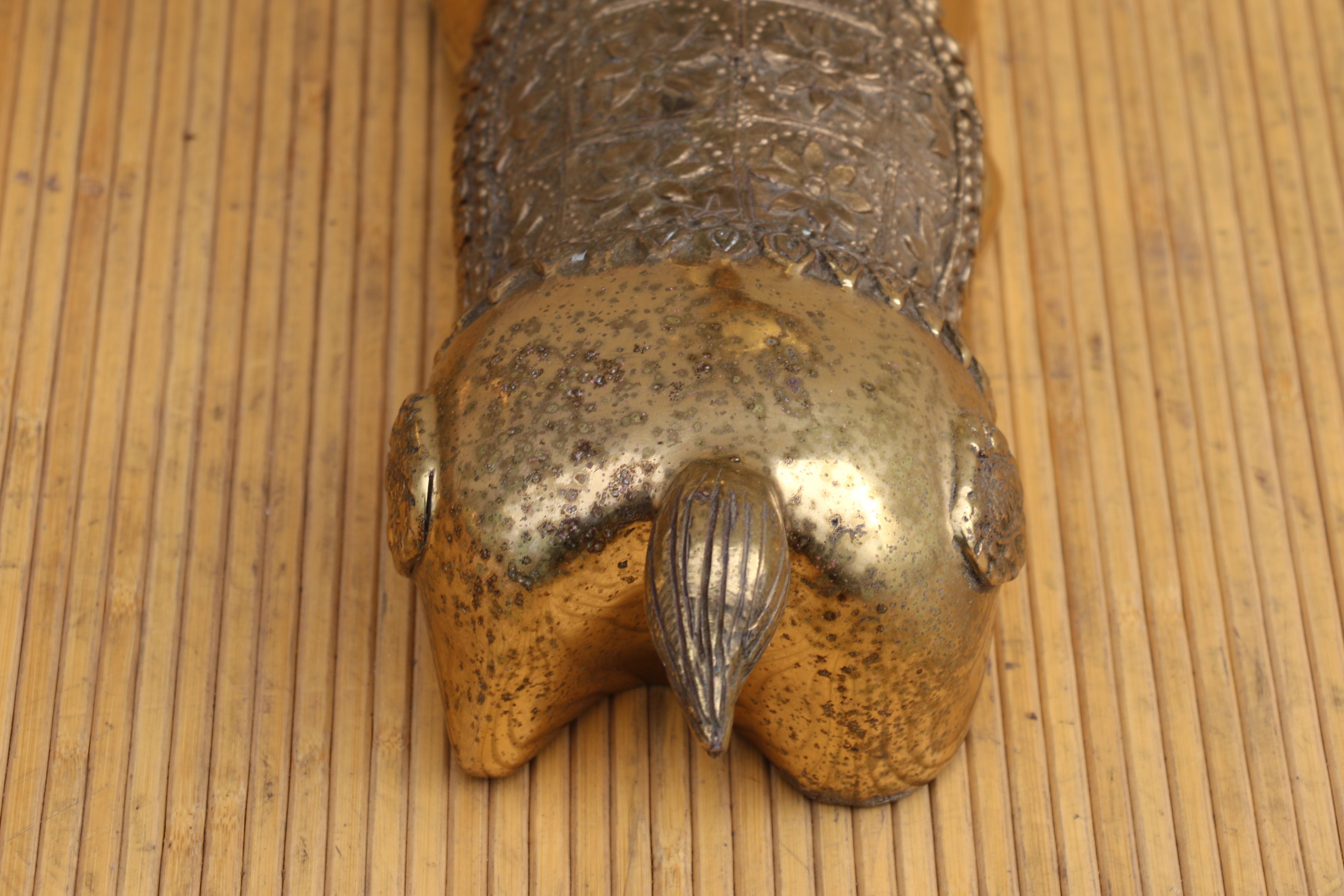 Coppia di antilopi/cervi in ottone Vintage By in vendita 3