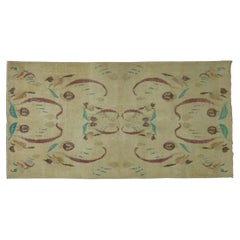 Zabihi Collection Vintage Turkish Art Deco Rug
