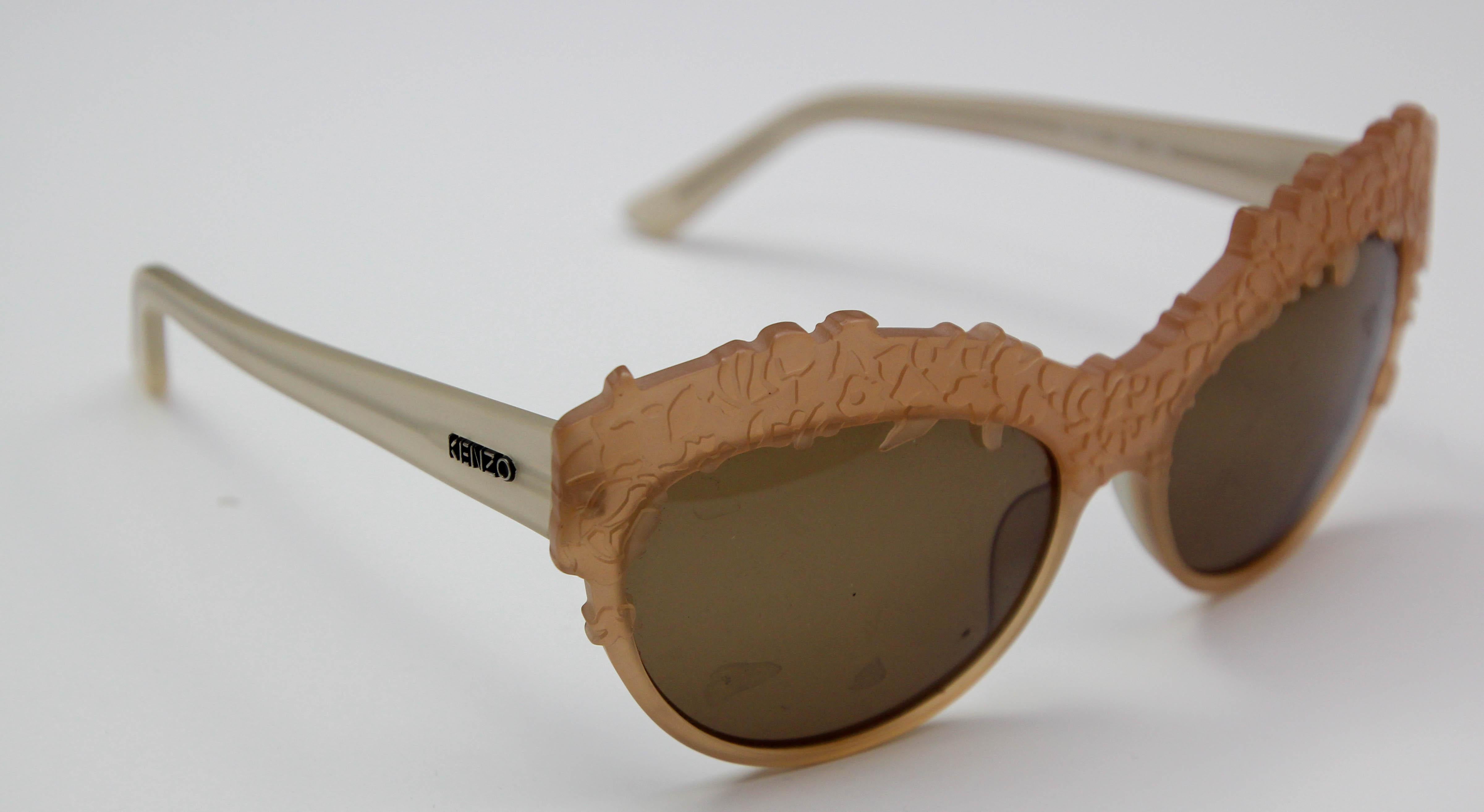 Lunettes de soleil vintage Kenzo Made in France 1980 en vente 9