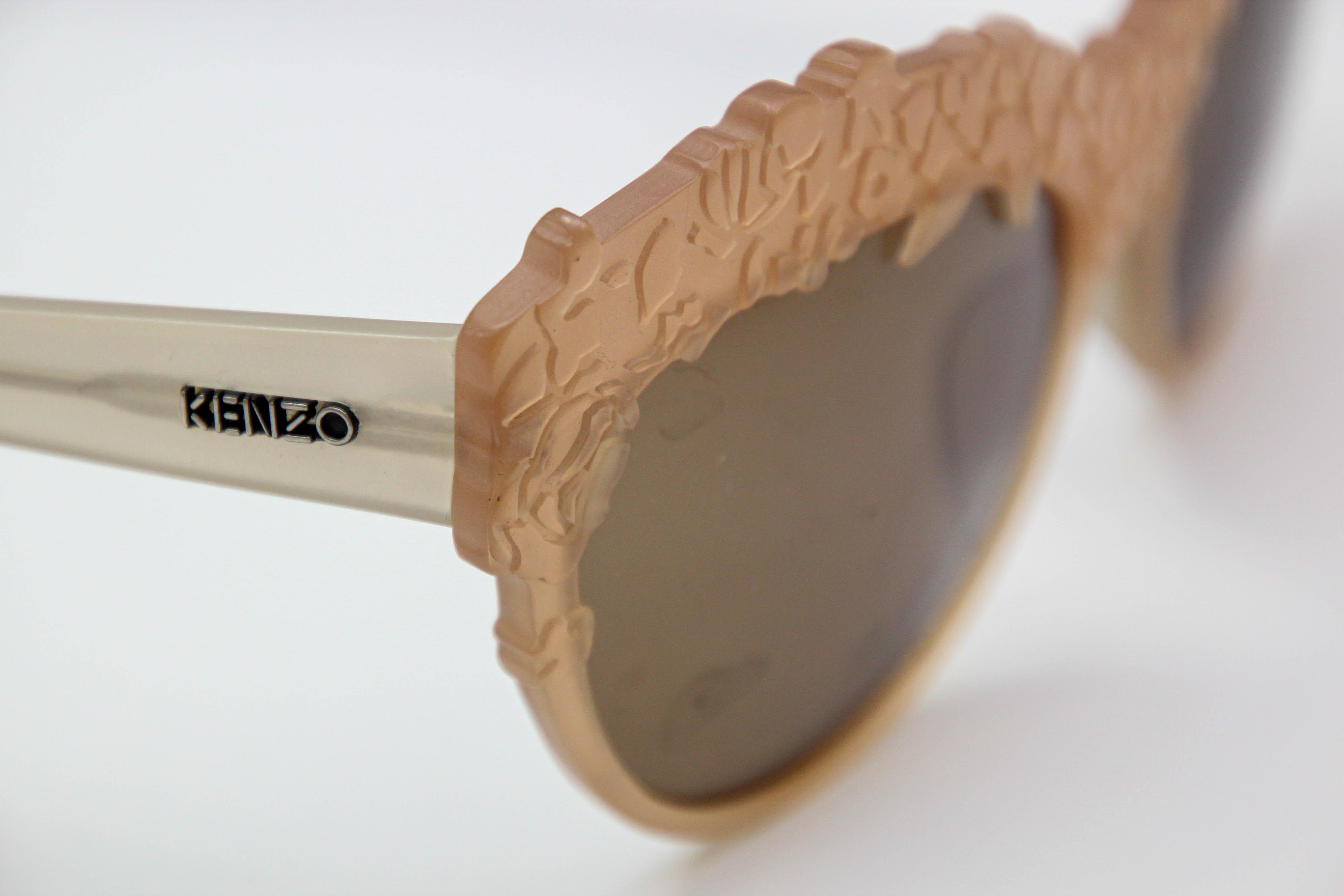 Lunettes de soleil vintage Kenzo Made in France 1980 en vente 11