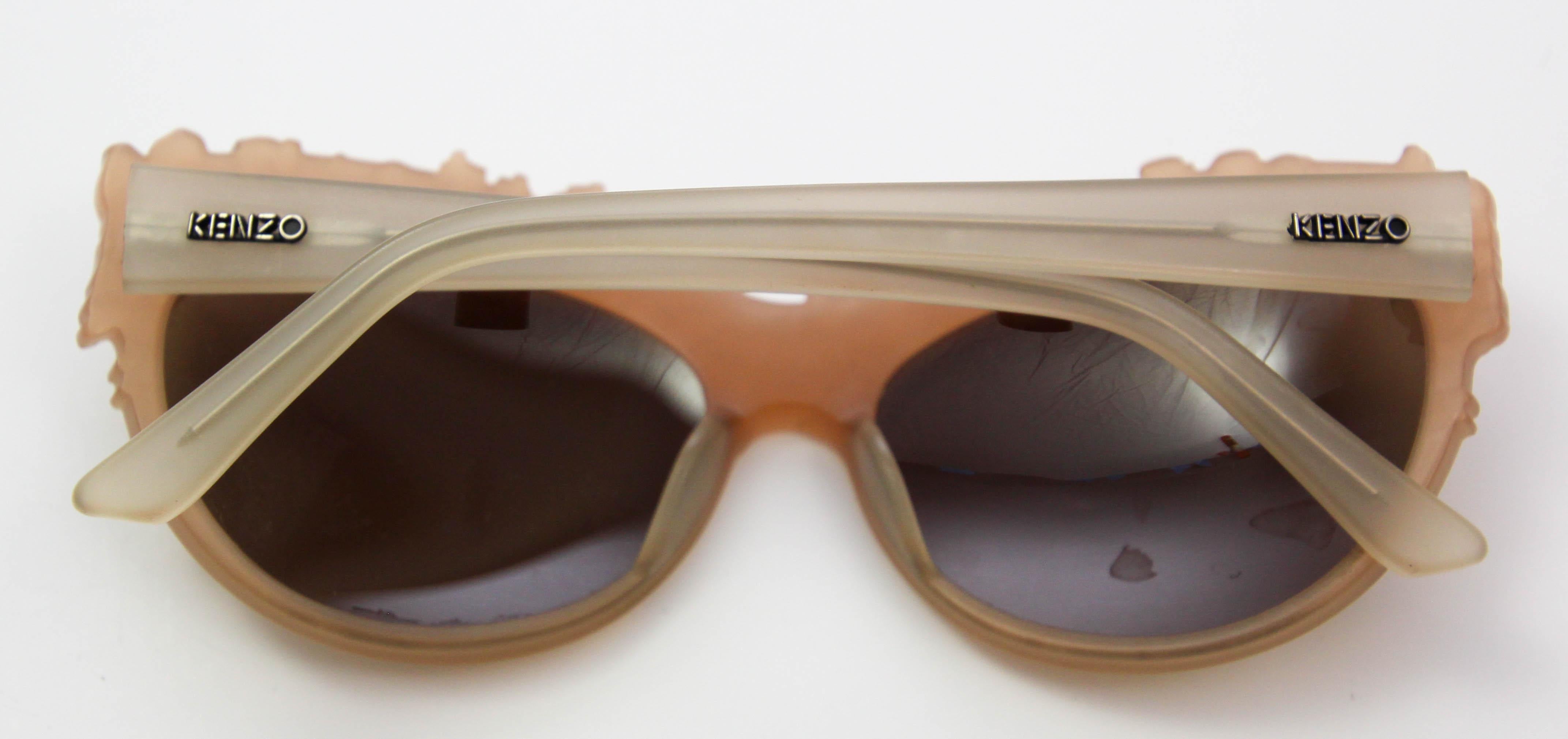 Lunettes de soleil vintage Kenzo Made in France 1980 en vente 4