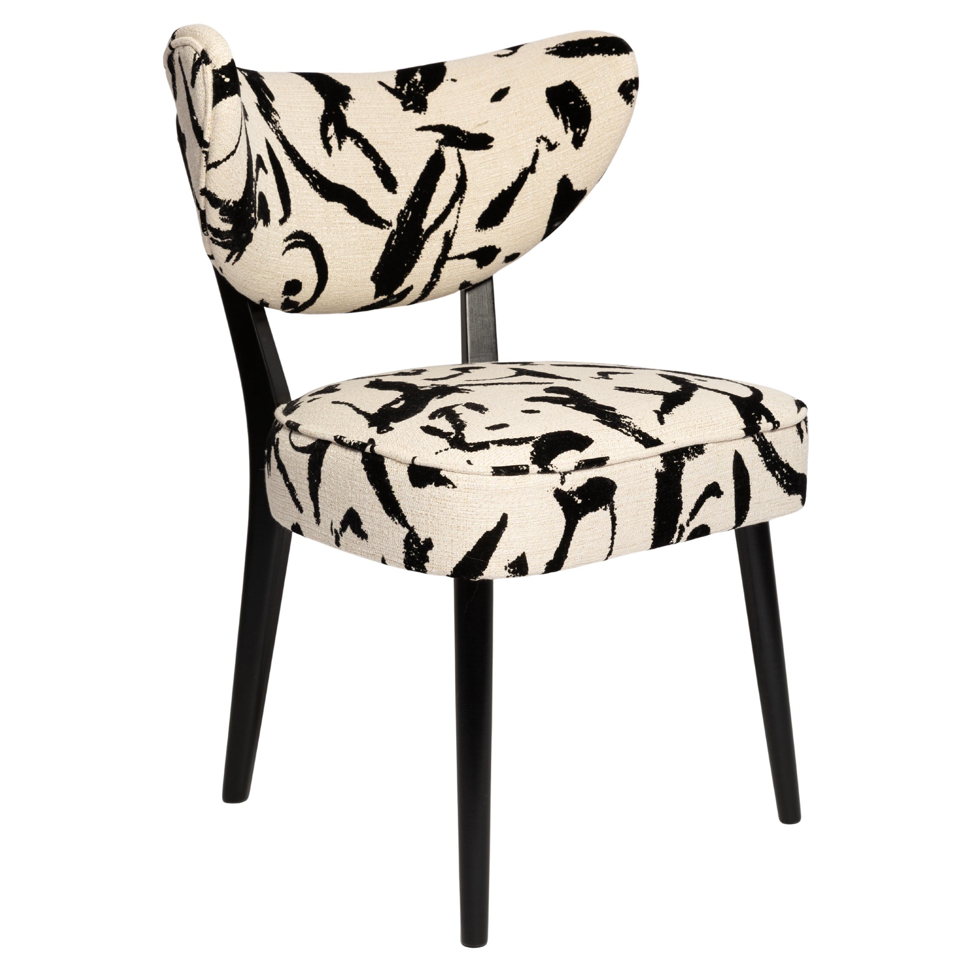 Vintola Dining Chair, Cream and Black Ichi-go Ichi-e by Dedar, Europe, Poland