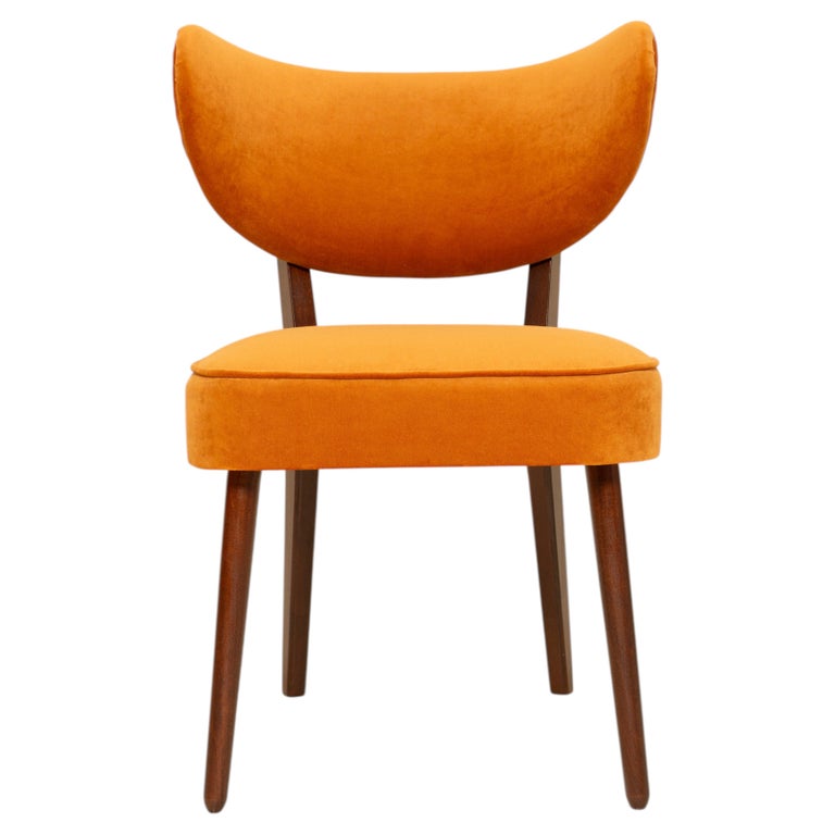 Vintola Dining Chair, Ginger FR Velvet, Walnut Wood, Vintola Studio
