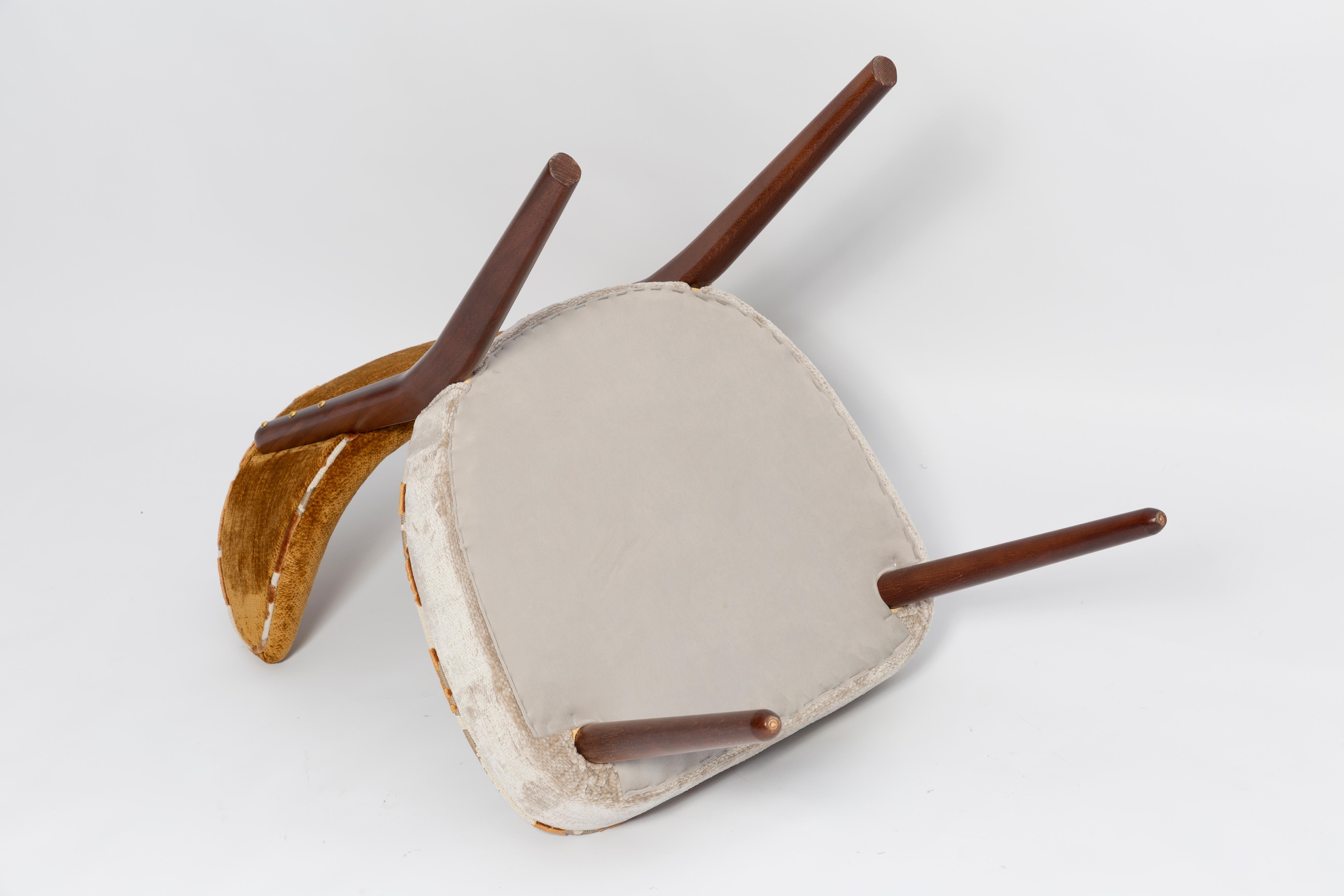 Bouclé Sedia da pranzo Vintola Studio, tessuto Casamance DEMOISELLE, Europa, Polonia in vendita