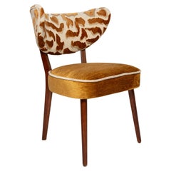 Vintola Studio Dining Chair, Casamance Nimbus Leopard Fabric, Europe, Poland
