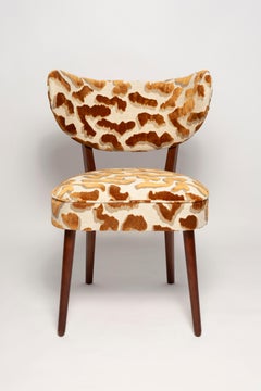 Vintola Studio Dining Chair, Casamance Nimbus Leopard Fabric