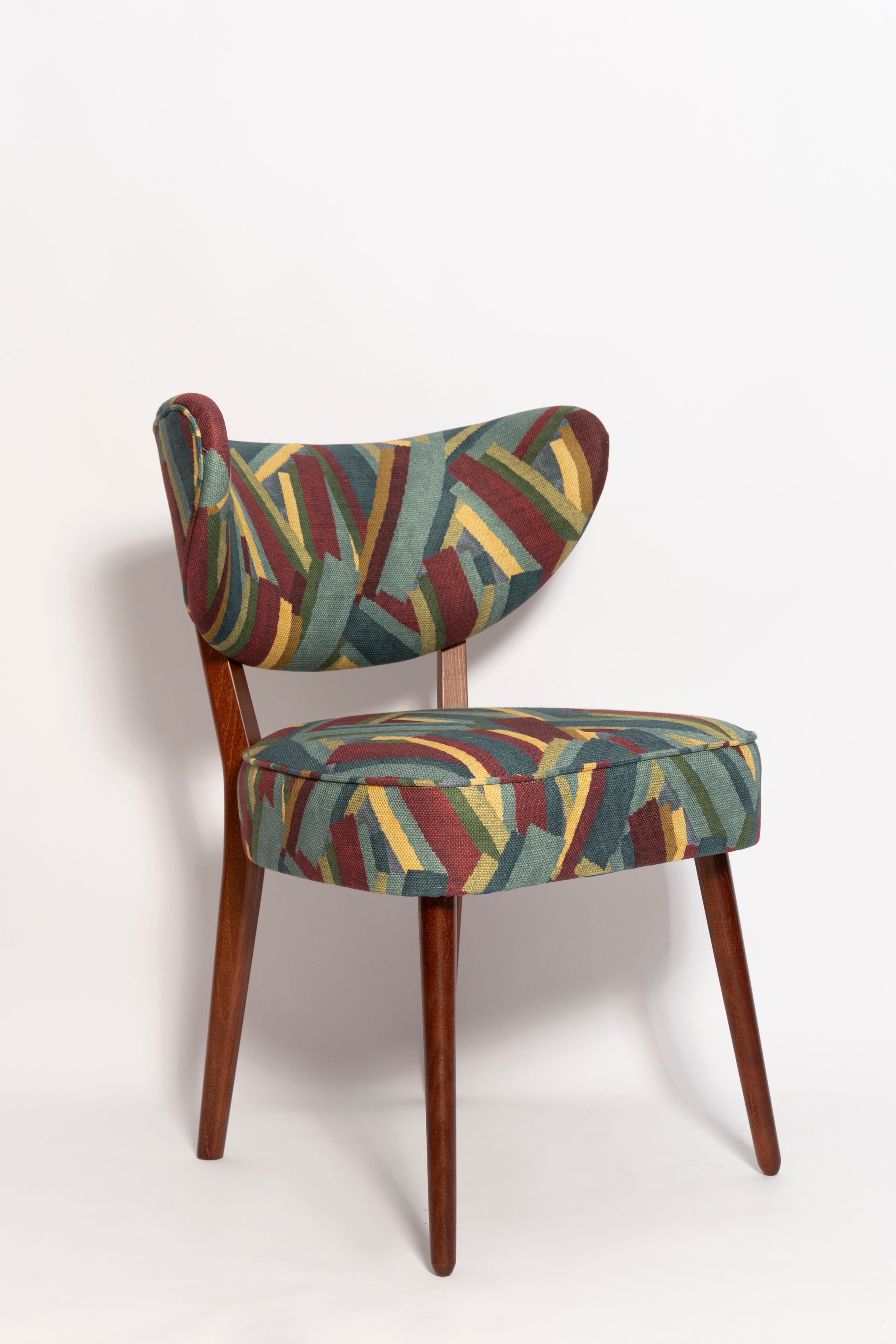 Mid-Century moderno Sedia da pranzo Vintola Studio Shell, tessuto Beowulf Linen di Dedar in vendita