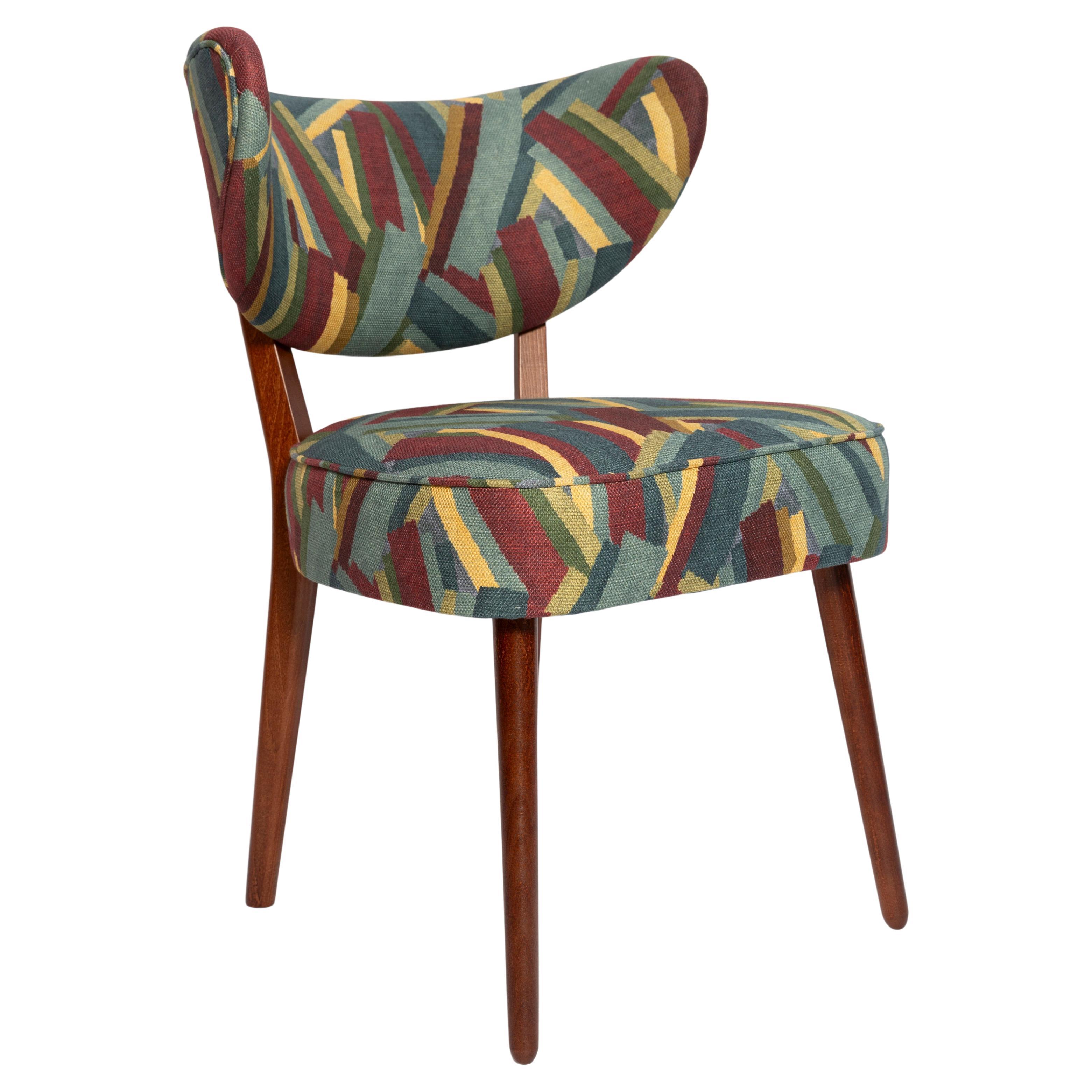 Sedia da pranzo Vintola Studio Shell, tessuto Beowulf Linen di Dedar