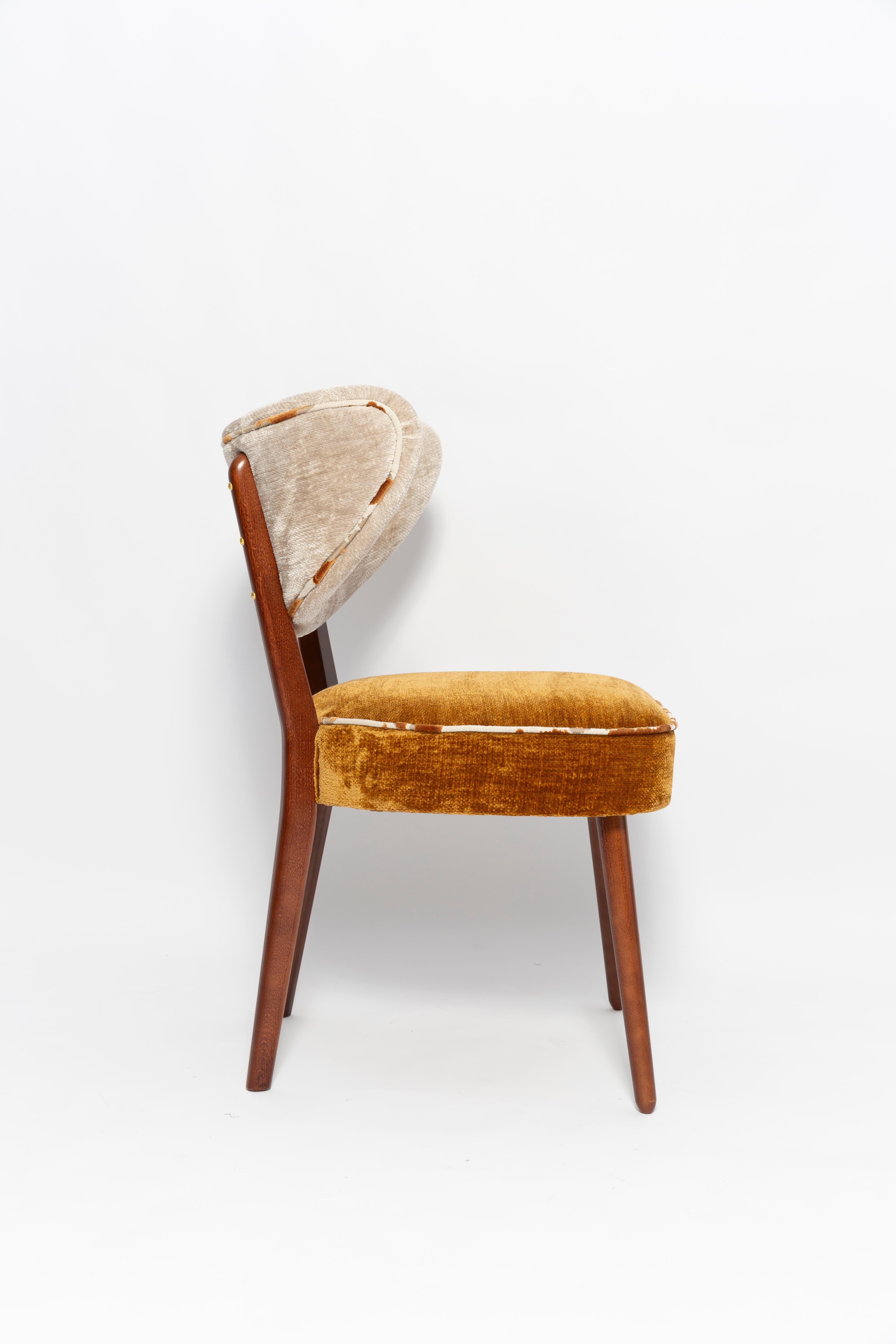 Vintola Studio Sechs Esszimmerstühle, Casamance DEMOISELLE und Nimbus-Stoff im Angebot 2