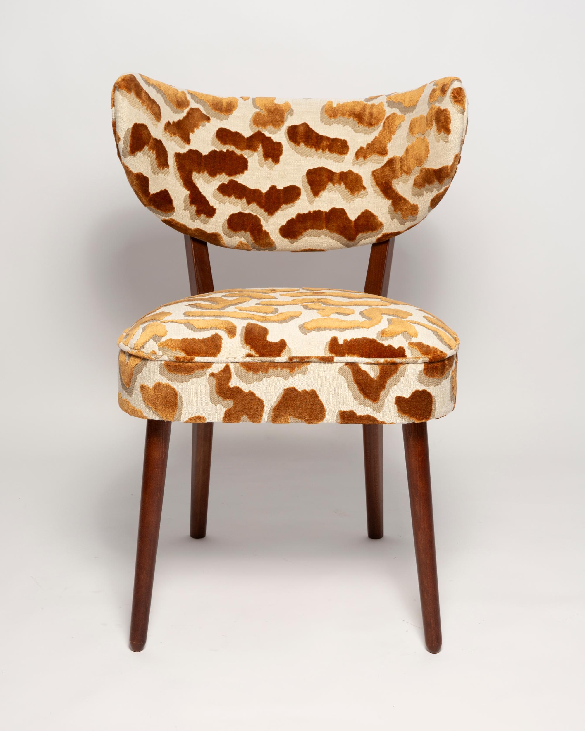 Vintola Studio Sechs Esszimmerstühle, Casamance DEMOISELLE und Nimbus-Stoff (Polnisch) im Angebot