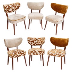 Vintola Studio Six Dining Chairs, Casamance DEMOISELLE and Nimbus Fabric