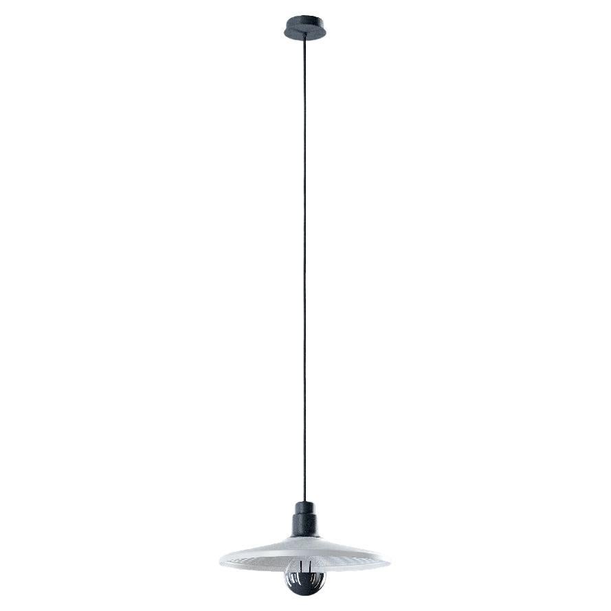 VINYL Small Suspension lamp in Silver by Diesel Living with Lodes