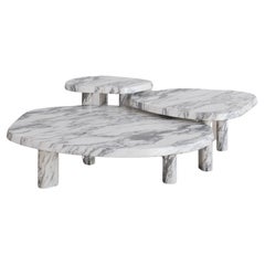 Viola Calacatta Marble Small Fiori Nesting Coffee Table by the Essentialist