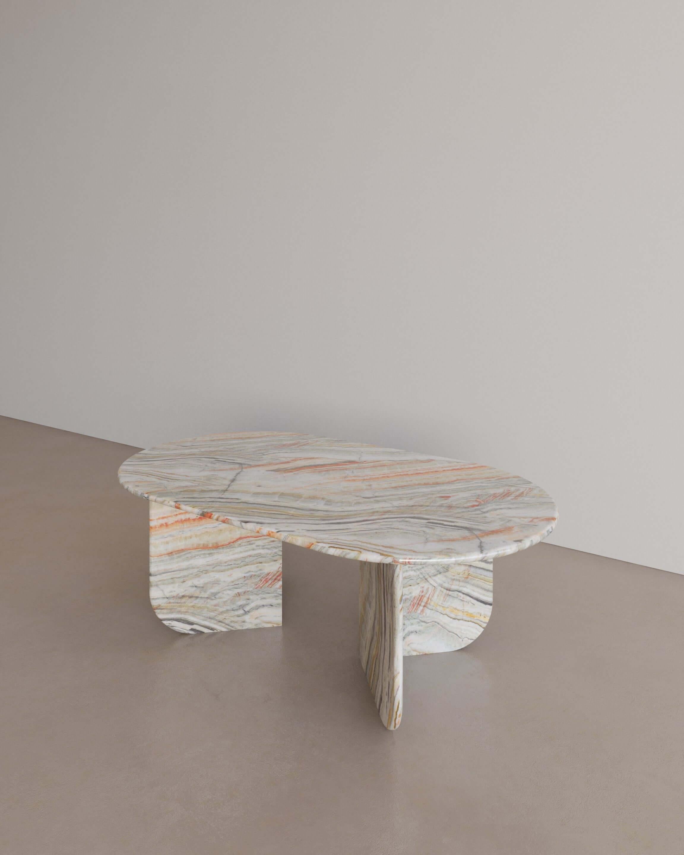 Marble Viola Ètoile Coffee Table i by the Essentialist For Sale
