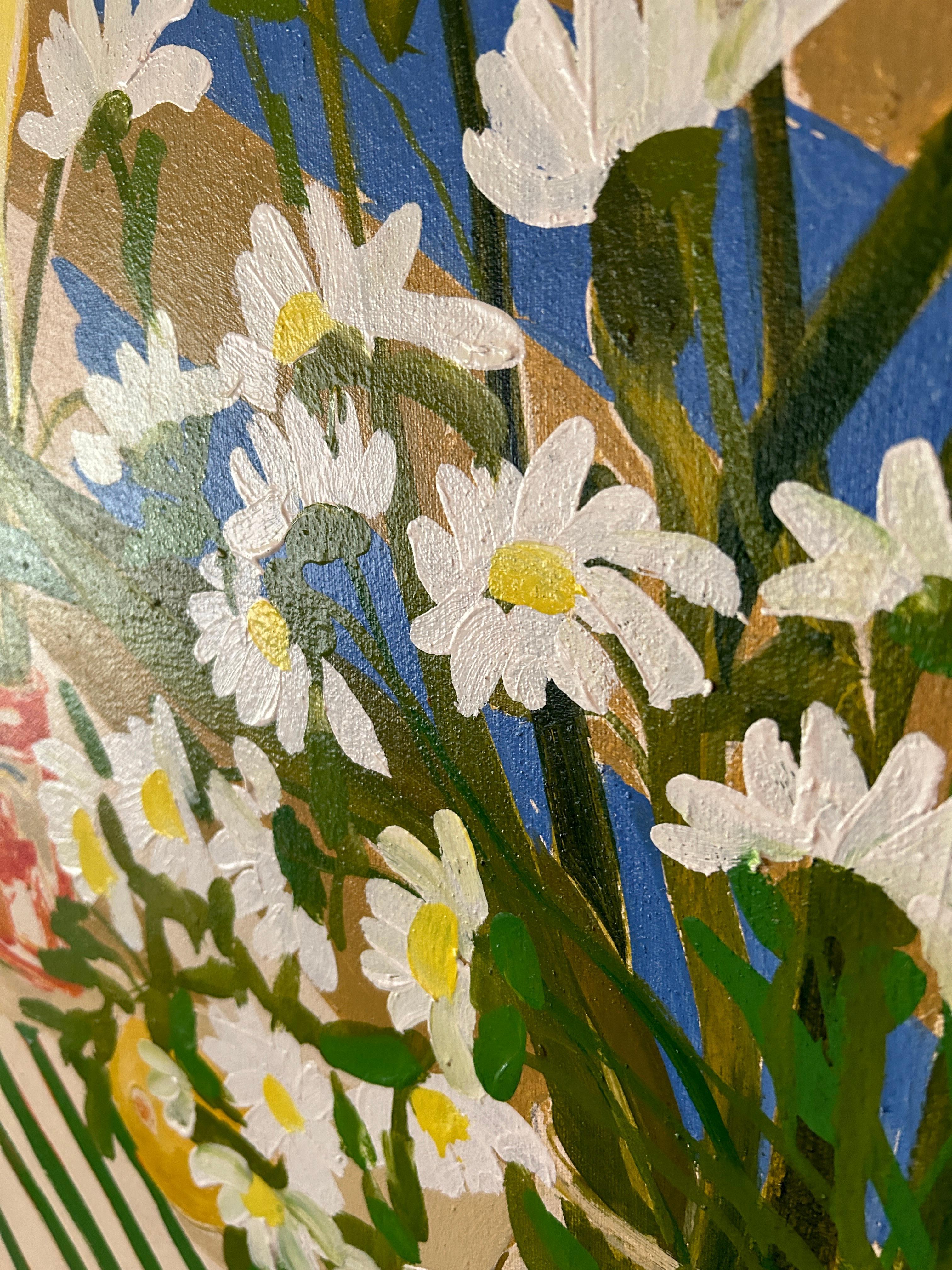 Viola Frey Pintura de bodegón floral 4