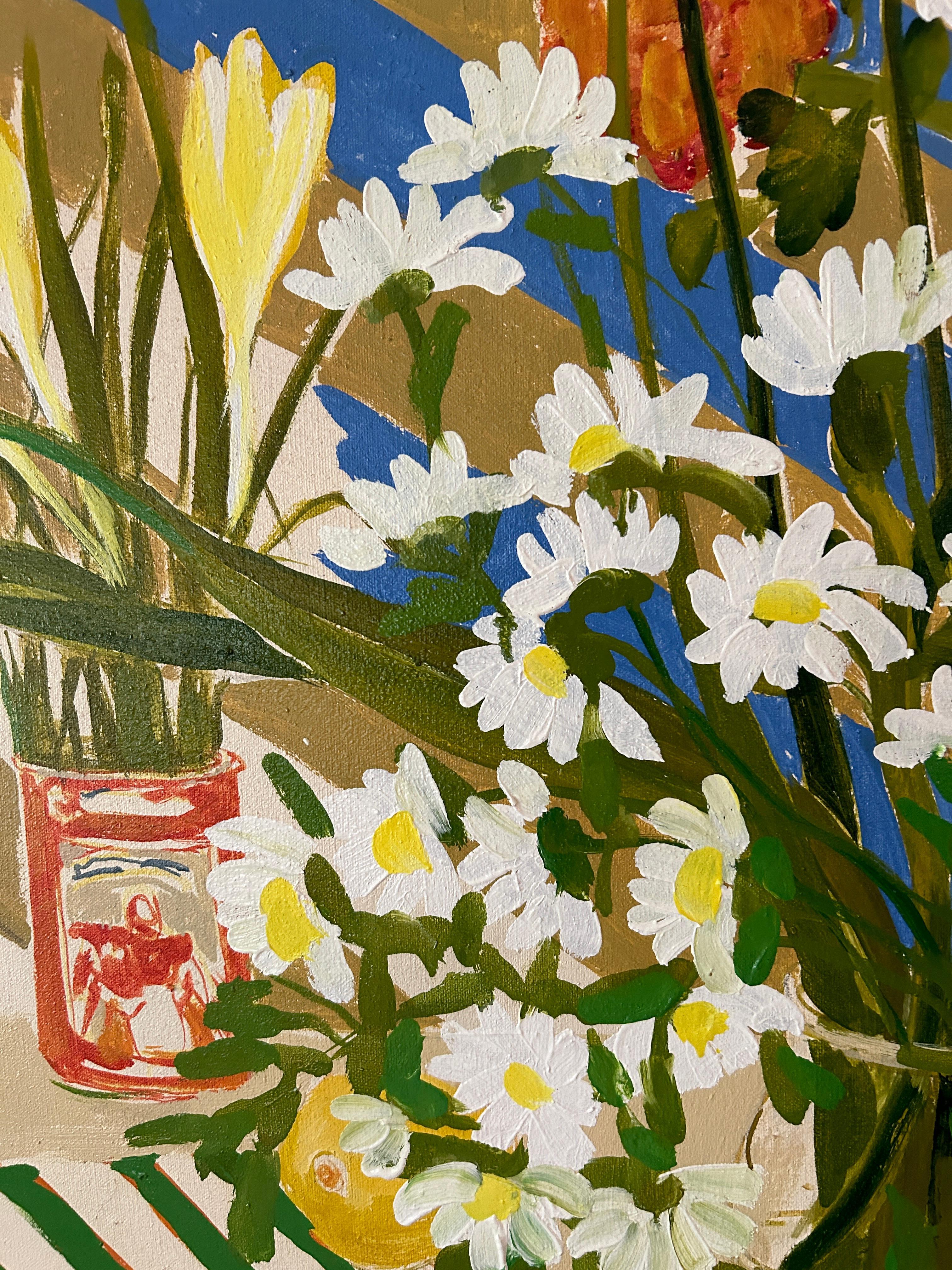 Viola Frey Pintura de bodegón floral 6