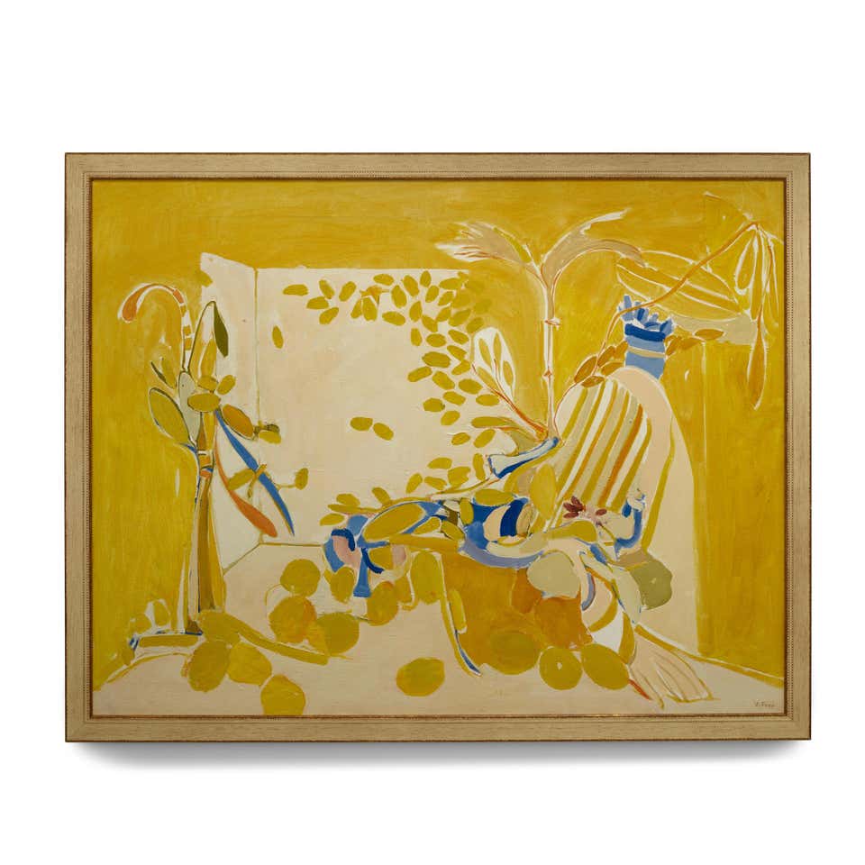 Yellow Still Life by Viola Frey (NP#5016)