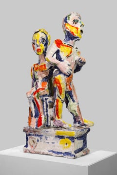"Figure Study H", 1996, Figurative Expression, Ceramic Sculpture