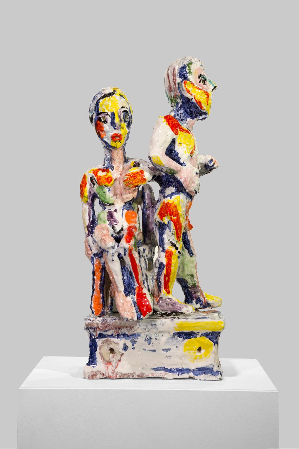 Viola Frey - "Figure Study H", 1996, Figurative Expression, Ceramic  Sculpture For Sale at 1stDibs