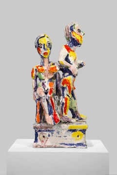 ""Figurenstudie H", 1996, Figurative Expression, Keramikskulptur