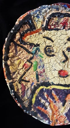 Untitled (Portrait of a Woman with Hat  Charger, Platter)