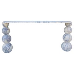 Viola Marmor Konsolentisch mit Kugelfüßen