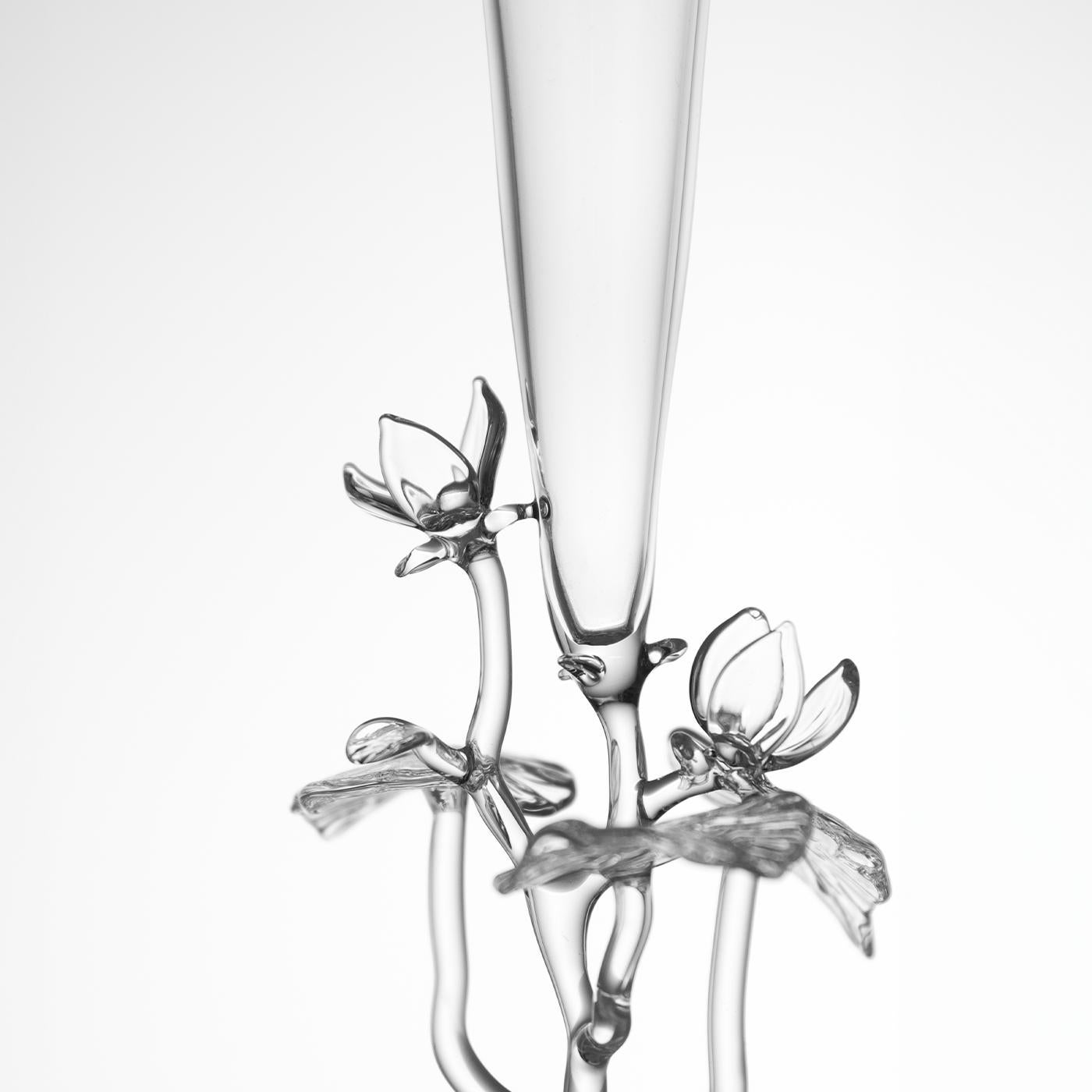 Viola Odorata Glasflöte im Zustand „Neu“ im Angebot in Milan, IT