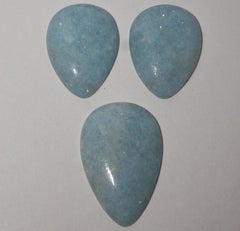 Violane, Blauer Diopsid-Cabochon gefasst, Seltener sibirischer Stein