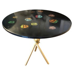 "Viole" Fornasetti Side Table, Italy, 1950s