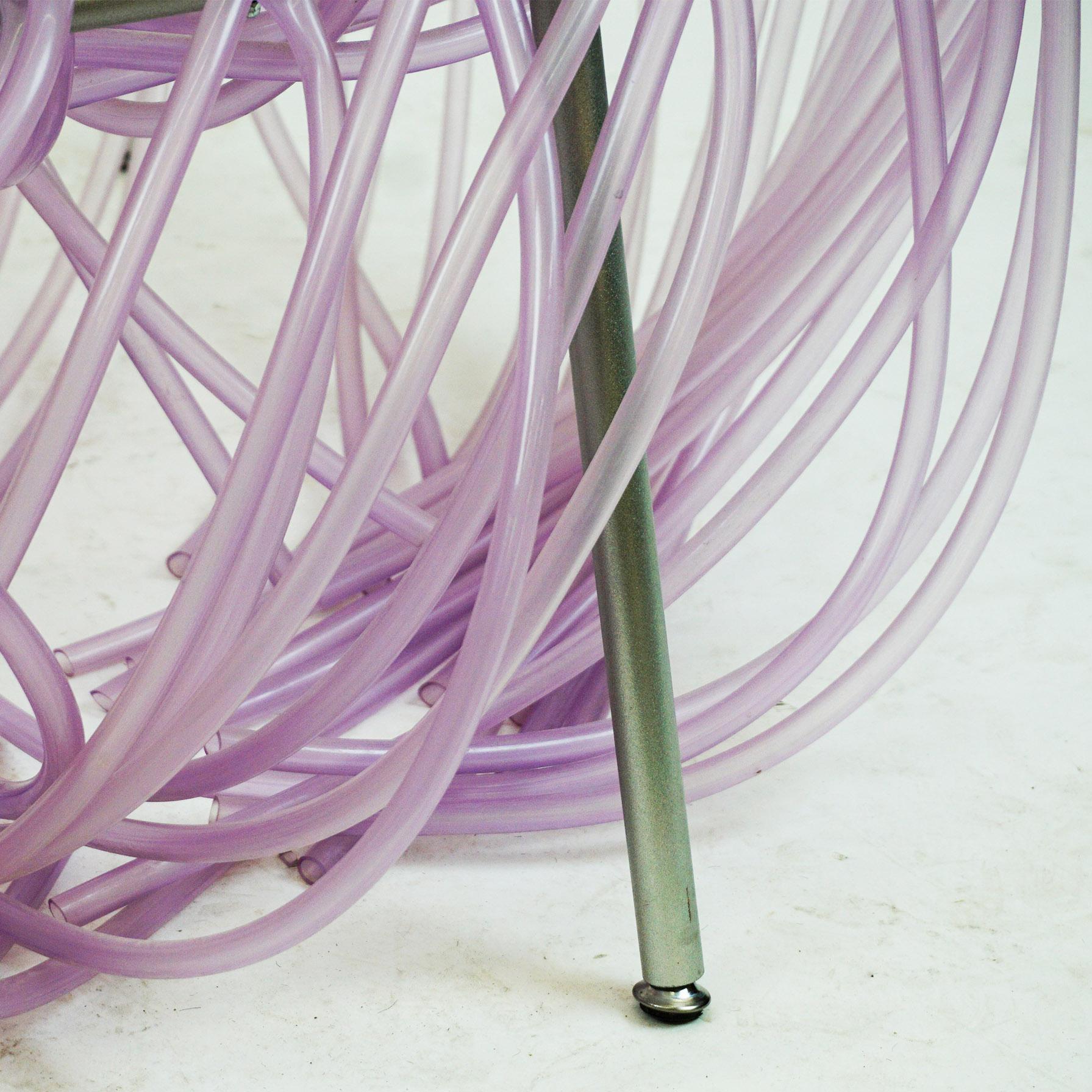 Plastic Violet Anemone Chair by Fernando and Humberto Campana for Edra, Italy, 2001